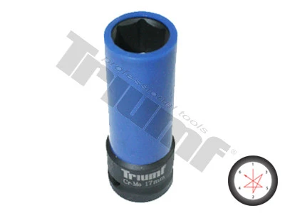 Hlavica tvrdená s plast. ochranou 1/2" vstup 17 mm