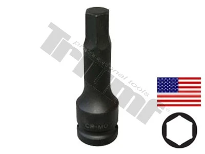 Hlavica inbus kovaná, 1/2" vstup 9/32"