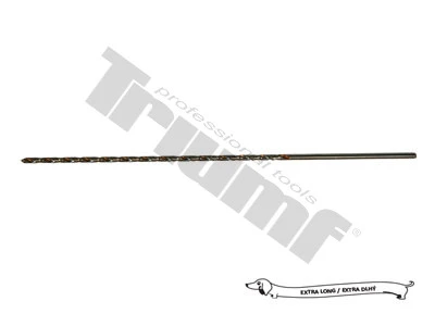 Extra dlhý vybrusovaný HSS vrták  Ø 2,0 x 110 x 160 mm