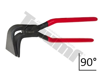 Falcovacie kliešte klampiarske 90° zahnuté