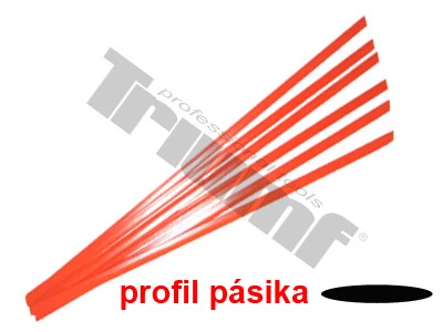 Pásik polyetylénový oranžový, 1.5 m