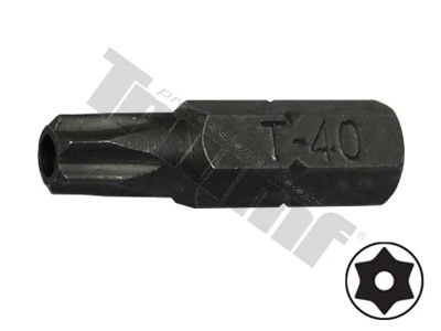 Bit Torx vŕtaný, 8 mm (5/16") driek, dĺžka 30 mm T40
