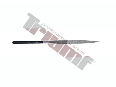 Pilníky diamantové jednotlivo, zo sady obj. číslo: #288 polkruhový - L = 140 mm