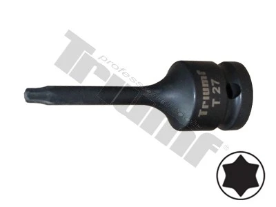Hlavica torx kovaná, 1/2" vstup T27