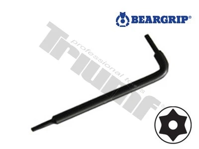 Kľúč Torx "L",  vŕtaný, krátky TX7