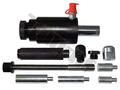Hydraulický valec 16 t s príslušenstvom úderový, vzduchové vracanie, výsuv 67 mm, 12 dielna