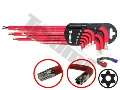 SADA KĽÚČOV TORX S VŔTANÍM A MAGNETOM, 9 - DIELNA