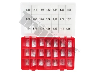 Sada podložiek DFK typ CRI, CRIN Ø3.5X5.3  1.46-1.86 Bosch rozostup 0,02 mm