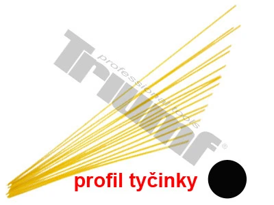 Tyčinka polyetylénová žltá, OE 3,0 mm, 4.5 m