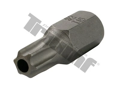 Bit Torx vŕtaný, 10 mm driek, dĺžka 30 mm T45