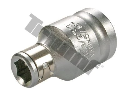 Adaptér s poistkou pre 5/16", 8 mm bity,  Vstup 1/2"
