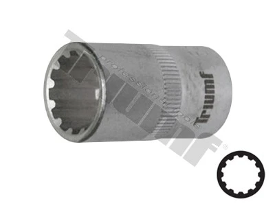 Hlavica 1/2" vstup, univerzálny profil  8 mm