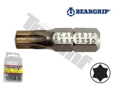 Bit Torx TX, dĺžka 25 mm, diamantový špic, 1ks  TX25