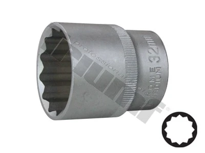 Hlavica 1/2" vstup, 12-hranná 32 mm