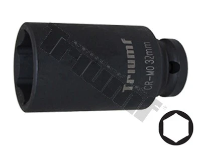 Hlavica kovaná 6 - hranná 1/2" vstup, predĺžená 32 mm