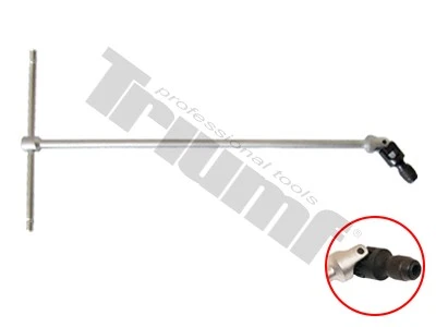 Extra dlhý výkyvný kľúč na bity 1/4"