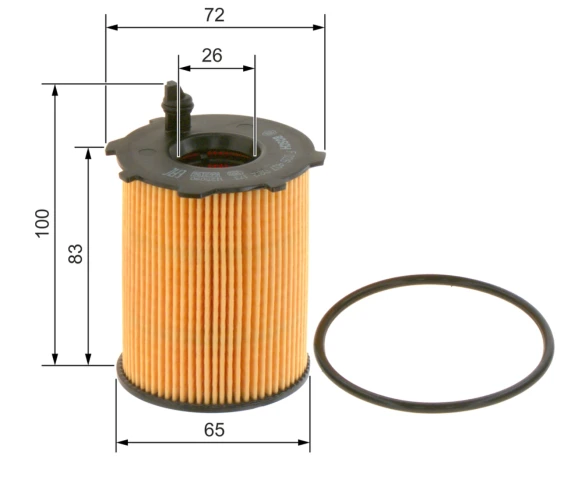 Olejový filter BOSCH F 026 407 082