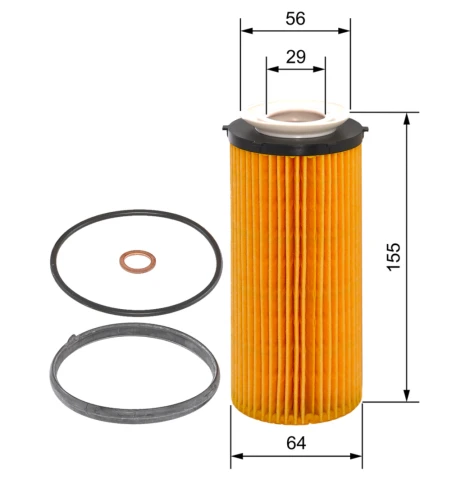 Olejový filter BOSCH F 026 407 094