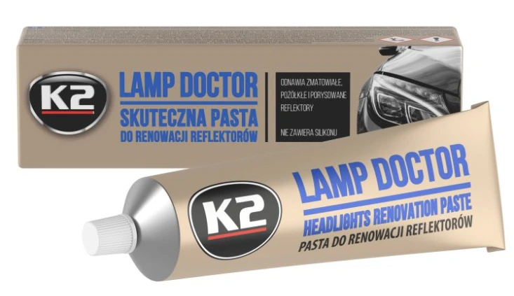 K2 LAMP DOCTOR Pasta na renováciu svetlometov - 60g