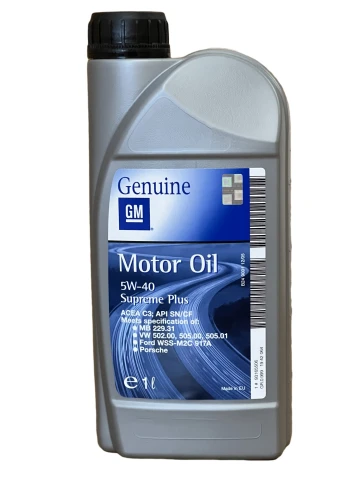 OPEL GENUINE Supreme Plus 5W-40 - 1l