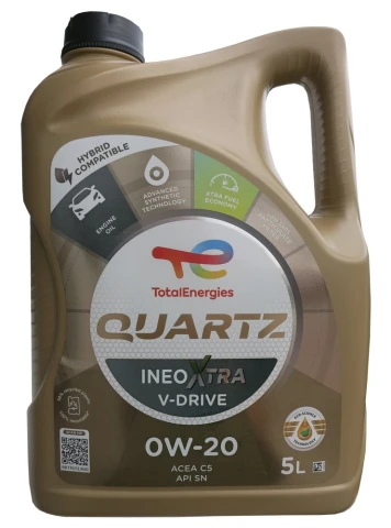 TOTAL QUARTZ INEO XTRA V-DRIVE 0W-20 - 5l