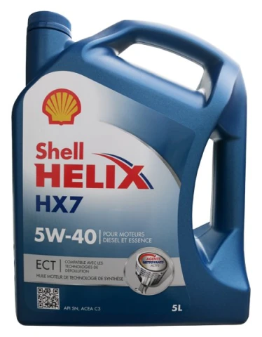 SHELL HELIX HX7 ECT 5W-40 - 5l