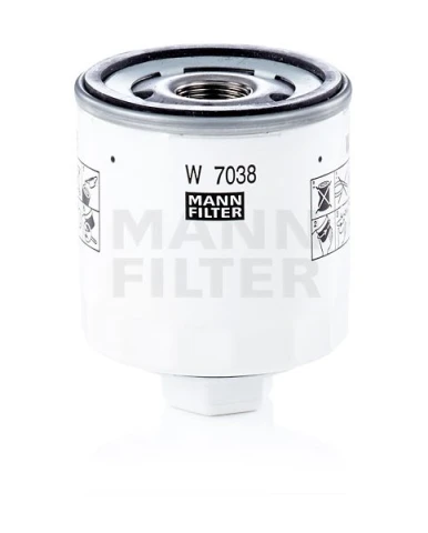 Olejový filter MANN FILTER W 7038