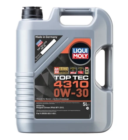 LIQUI MOLY TOP TEC 4310 0W-30 - 5l