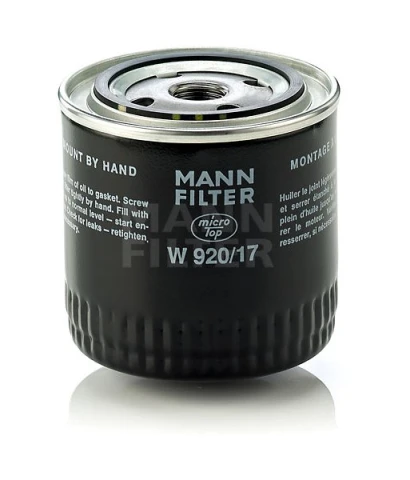 Olejový filter MANN FILTER W 920/17