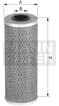 Filter hydrauliky MANN FILTER HD 615 x