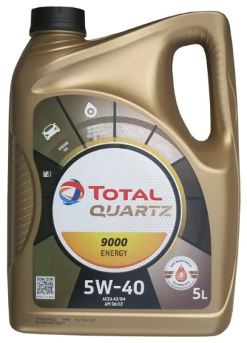 TOTAL QUARTZ 9000 ENERGY 5W-40 - 5l