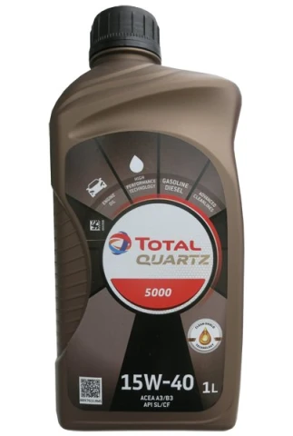 TOTAL QUARTZ 5000 15W-40 - 1l