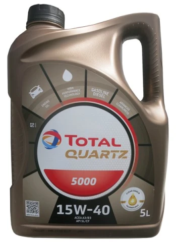 TOTAL QUARTZ 5000 15W-40 - 5l