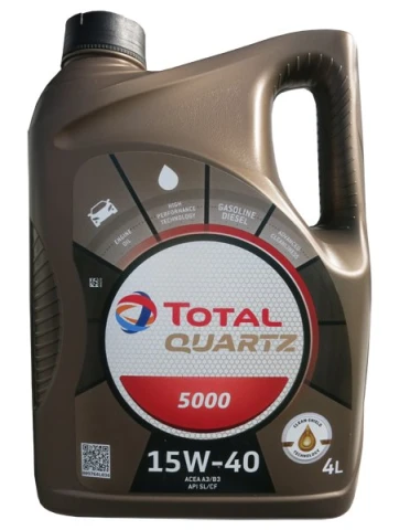 TOTAL QUARTZ 5000 15W-40 - 4l