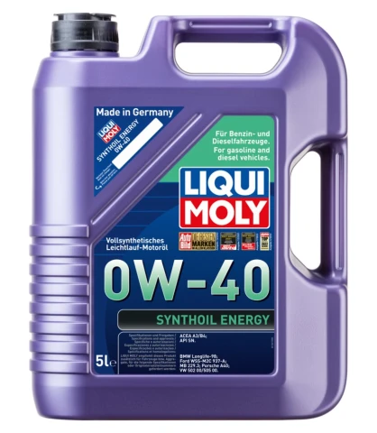 LIQUI MOLY SYNTHOIL ENERGY 0W-40 - 5l