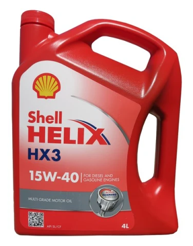 SHELL HELIX HX3 15W-40 - 4l