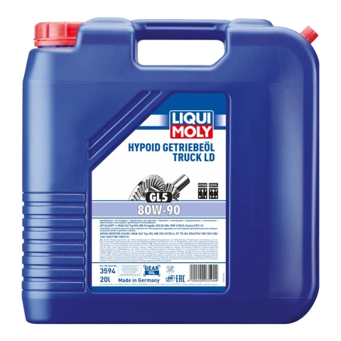 LIQUI MOLY hypoidný prevodový olej TRUCK LD 80W-90 - 20l