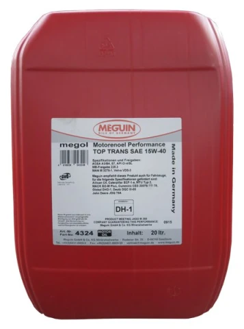 MEGOL MOTORENOEL PERFORMANCE TOP TRANS 15W-40 - 20l