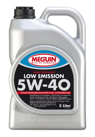 MEGOL MOTORENOEL LOW EMISSION 5W-40 - 5l