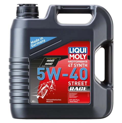 LIQUI MOLY 4T SYNTH 5W-40 STREET RACE - 4l