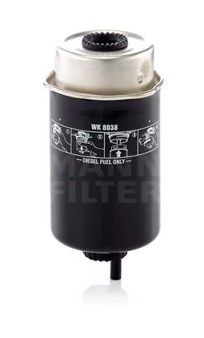Palivový filter MANN FILTER WK 8038
