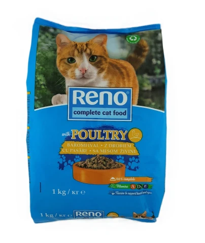 RENO granule mačka Hydina - 1kg
