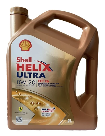 SHELL HELIX ULTRA ECT C6 0W-20 - 5l